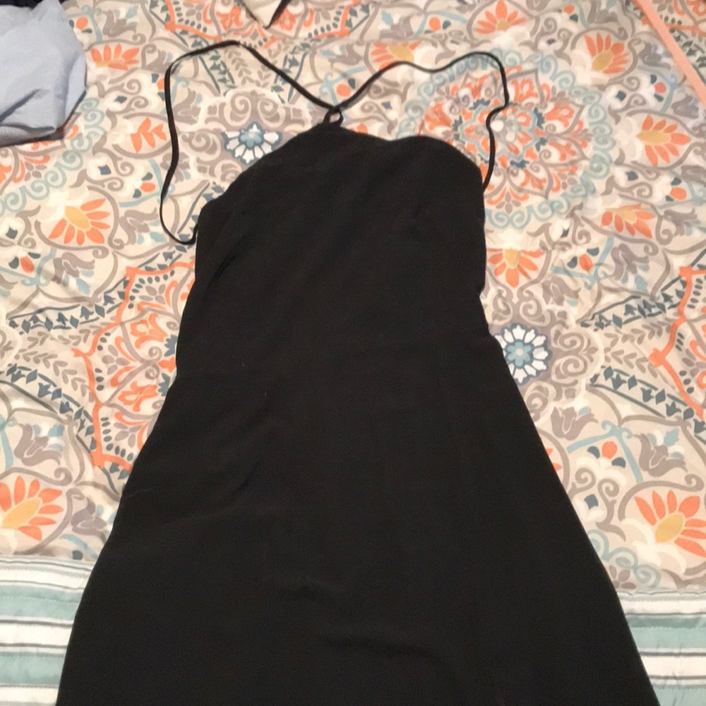 Black maxi dress